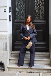 Wide Jeans Donker Blauw