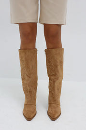 Camel Laarzen met Studs