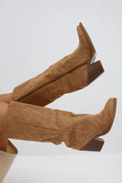 Camel Laarzen met Studs