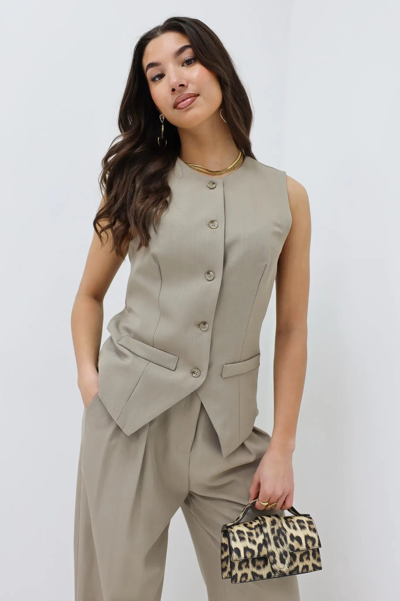 Protest Fleece Trui Dames Protest Fleece Vest Dames - Main Image