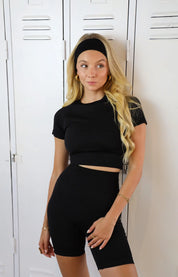 Sport Set Zwart Ladylike Fashion Lounge Set Sport Set