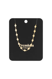 ketting hangertjes goud yehwang ladylike fashion stainless steel waterproof ketting