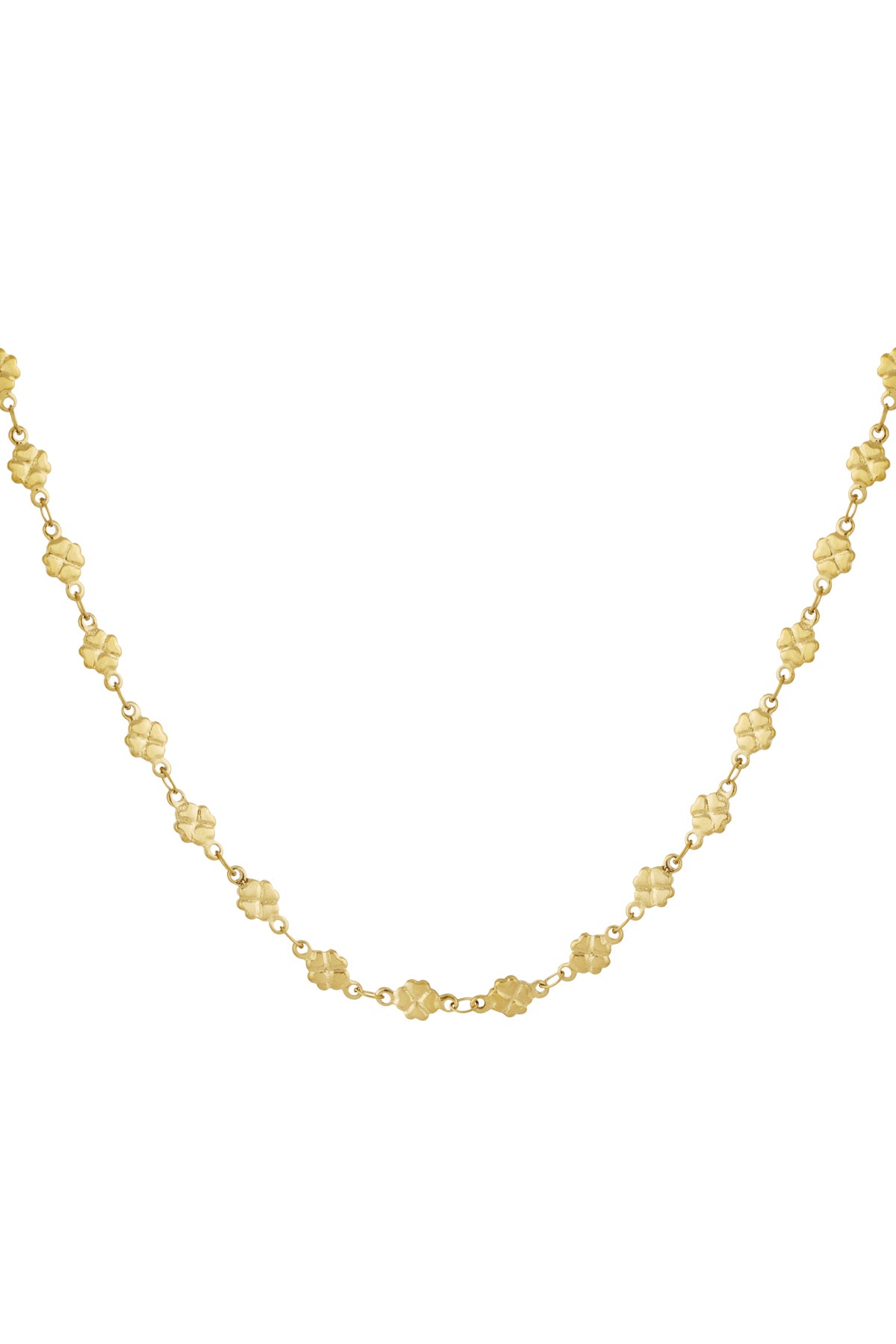 ketting hangertjes goud yehwang ladylike fashion stainless steel waterproof ketting