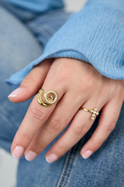 Ring Spiraalvorm Goud