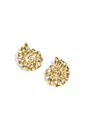 Oorbellen Spiraal Schelp Goud