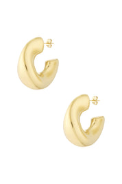 Oorbellen Statement Hoops Goud
