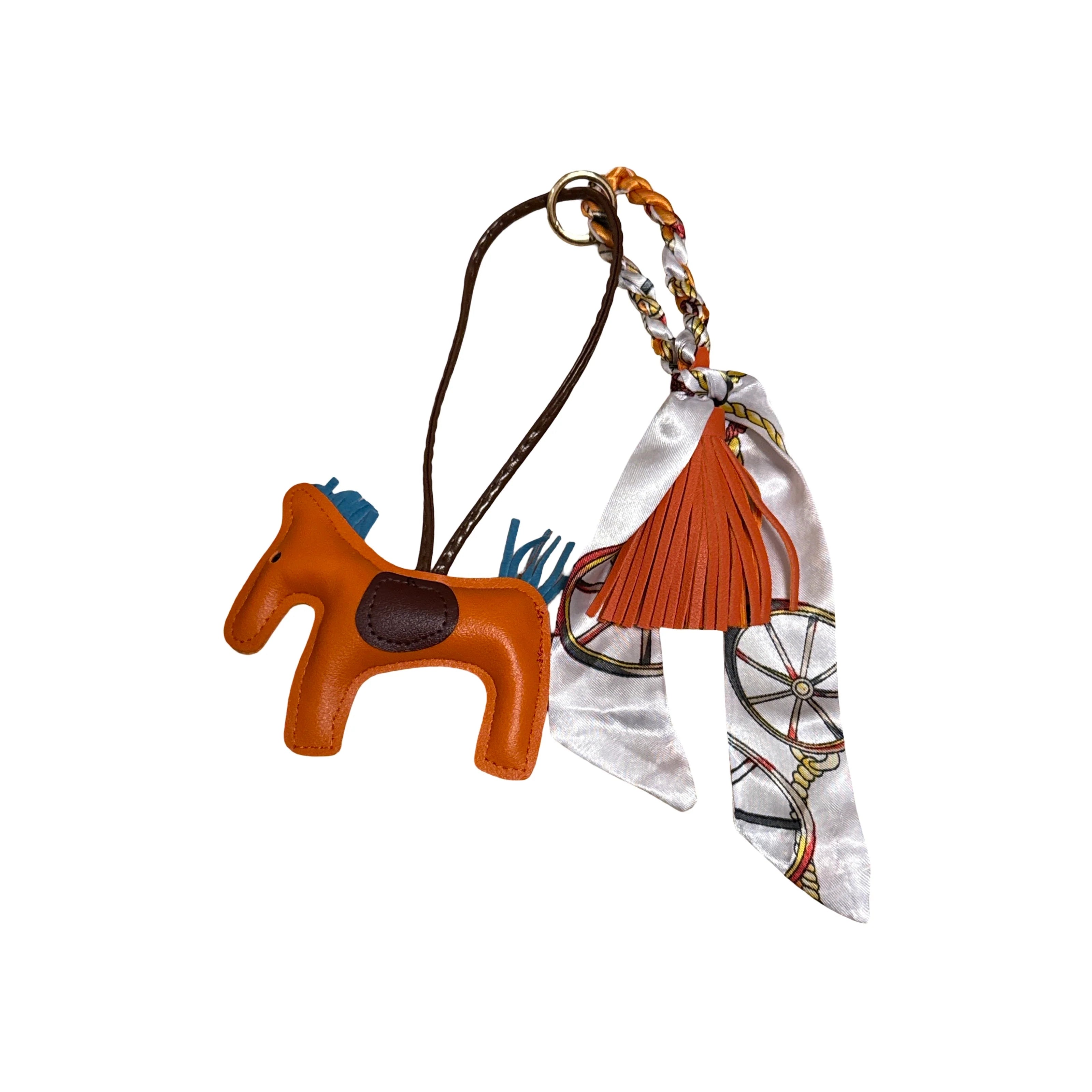 Sleutelhanger Paardje Sjaal Oranje