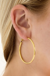 Oorbellen Basis Hoops Large Goud