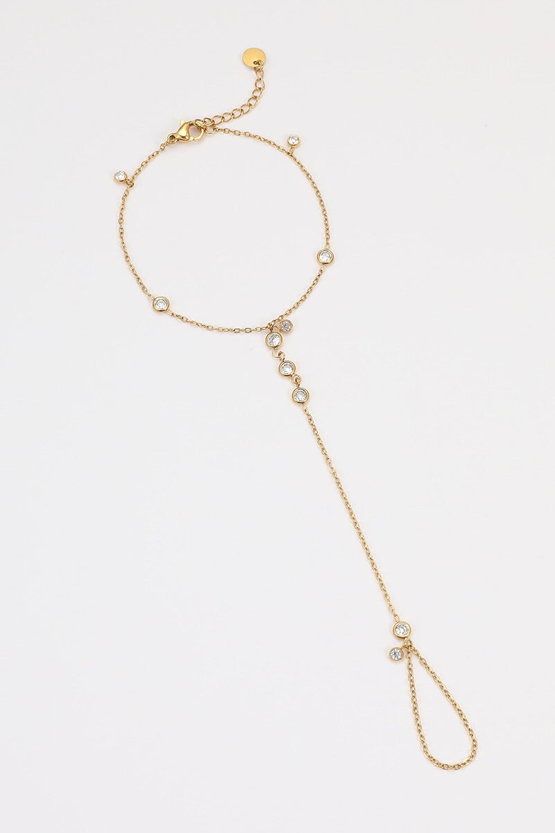 Hand Chain Vivienne Goud