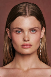 Oorbellen Hangende Diamantjes Goud