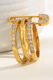Ring Paperclip Goud