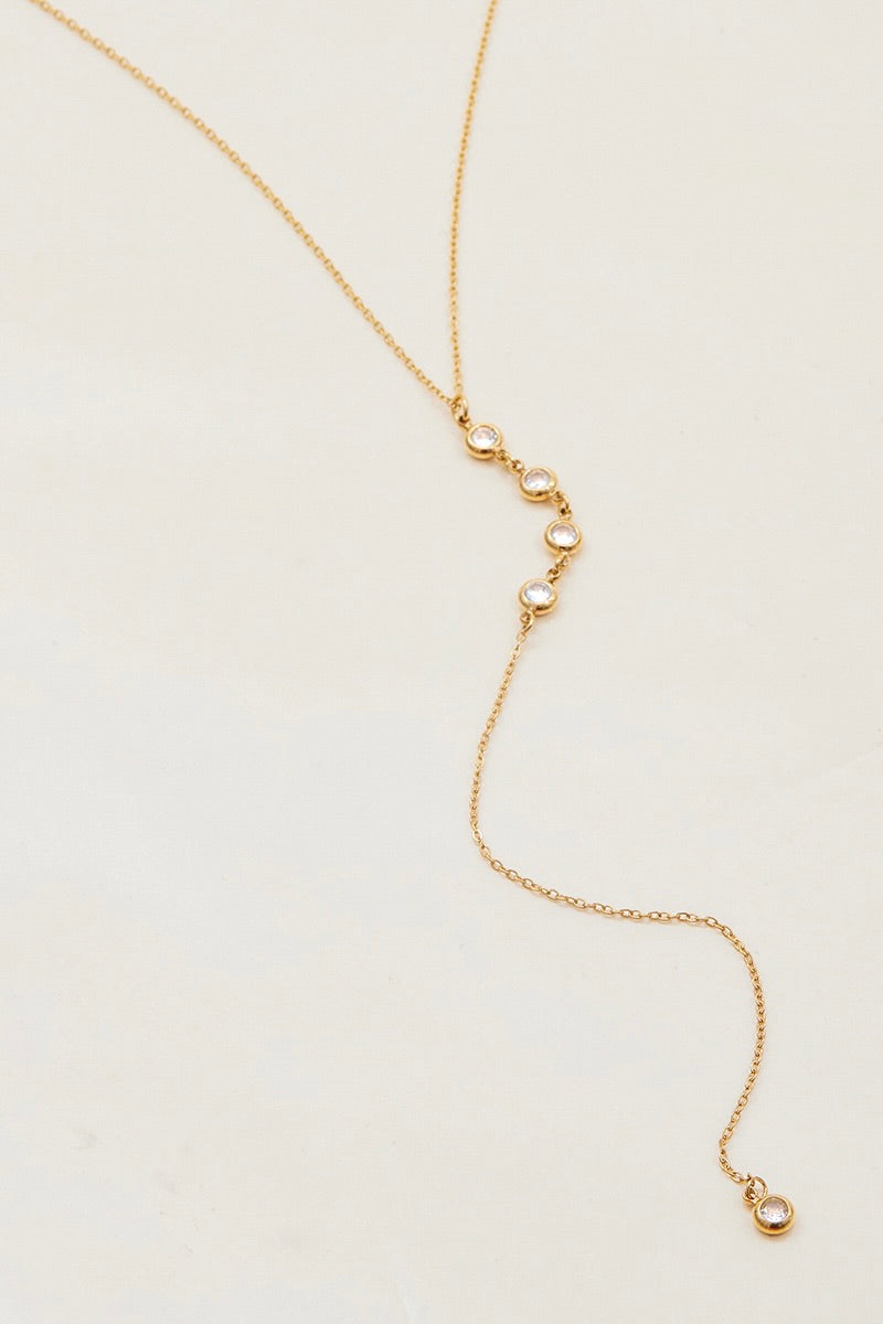 Ketting Line Drop Goud