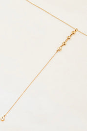 Ketting Line Drop Goud
