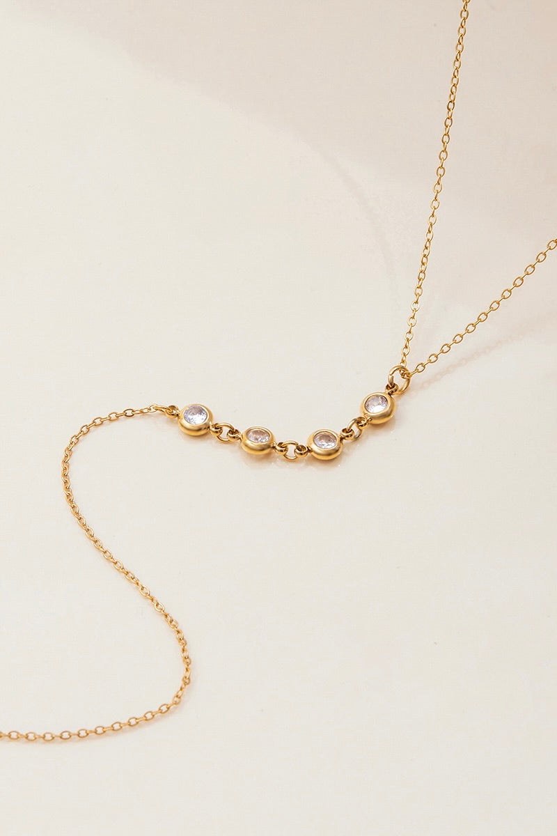 Ketting Line Drop Goud