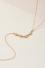 Ketting Line Drop Goud