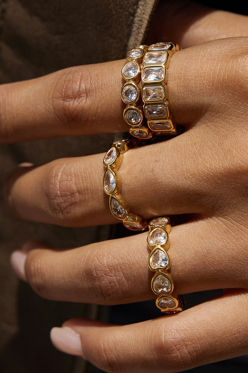 Ring Drop Eternity Goud