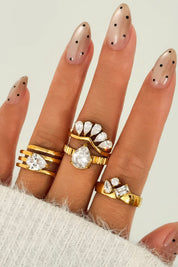 Ring Waaier Goud