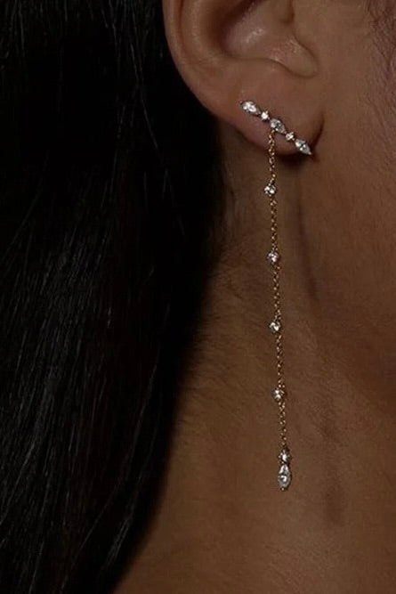 Oorbellen Sparkle Drop Goud