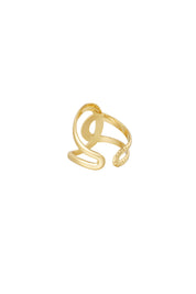 Ring Knoop Detail Goud