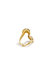 Ring Wavy Goud