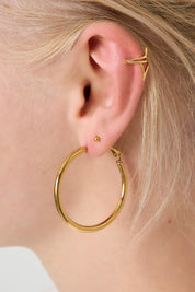 Oorbellen Eenvoudige Hoops Goud 5cm