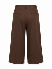 Culotte Pantalon Donker Bruin