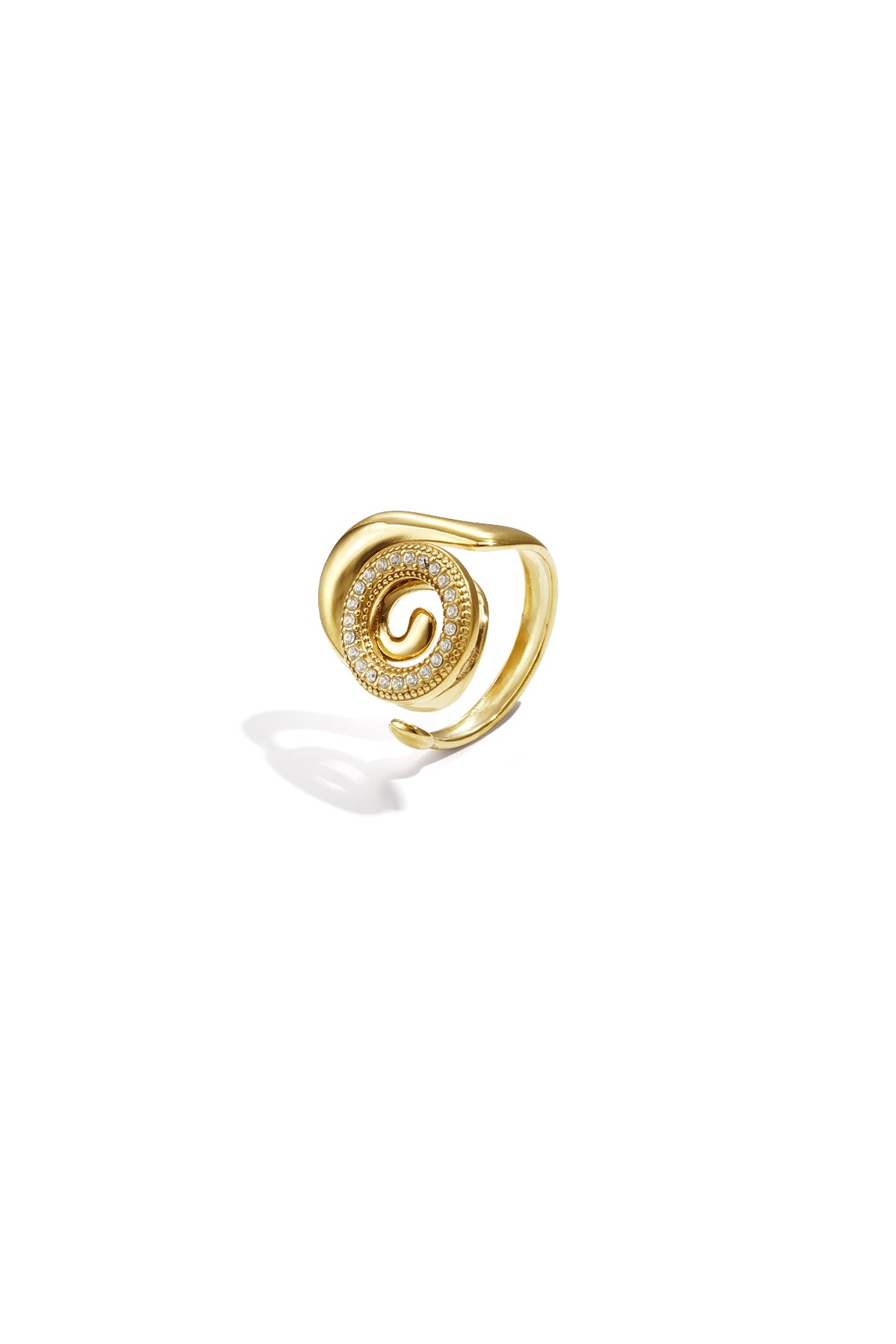 Ring Spiraalvorm Goud