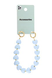 Telefoonkoord Schattige Hartjes Blauw