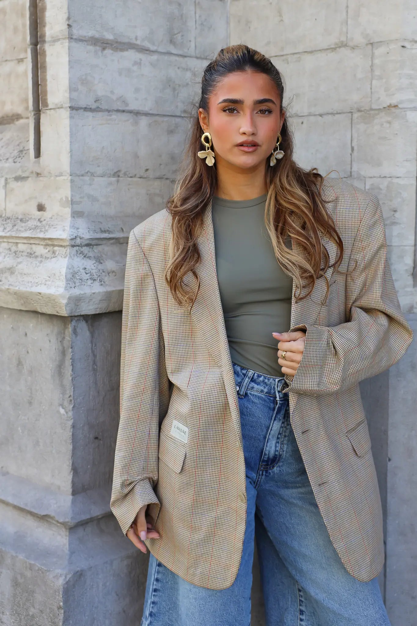 Atelier Series Reworked Blazer Ruit Camel