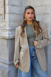 Atelier Series Reworked Blazer Ruit Camel