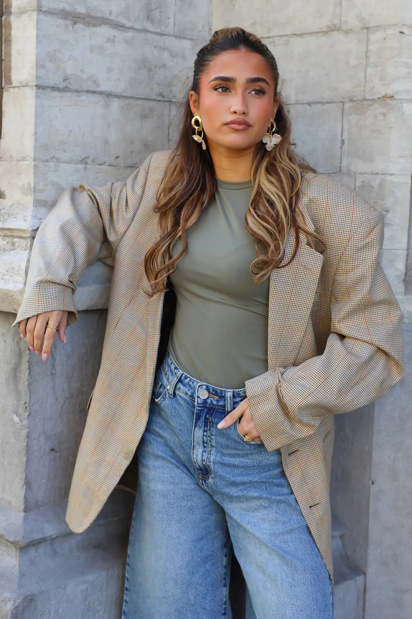 Atelier Series Reworked Blazer Ruit Camel