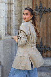 Atelier Series Reworked Blazer Ruit Camel