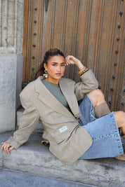 Atelier Series Reworked Blazer Ruit Camel