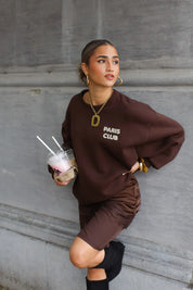 Sweater Paris Club Bruin