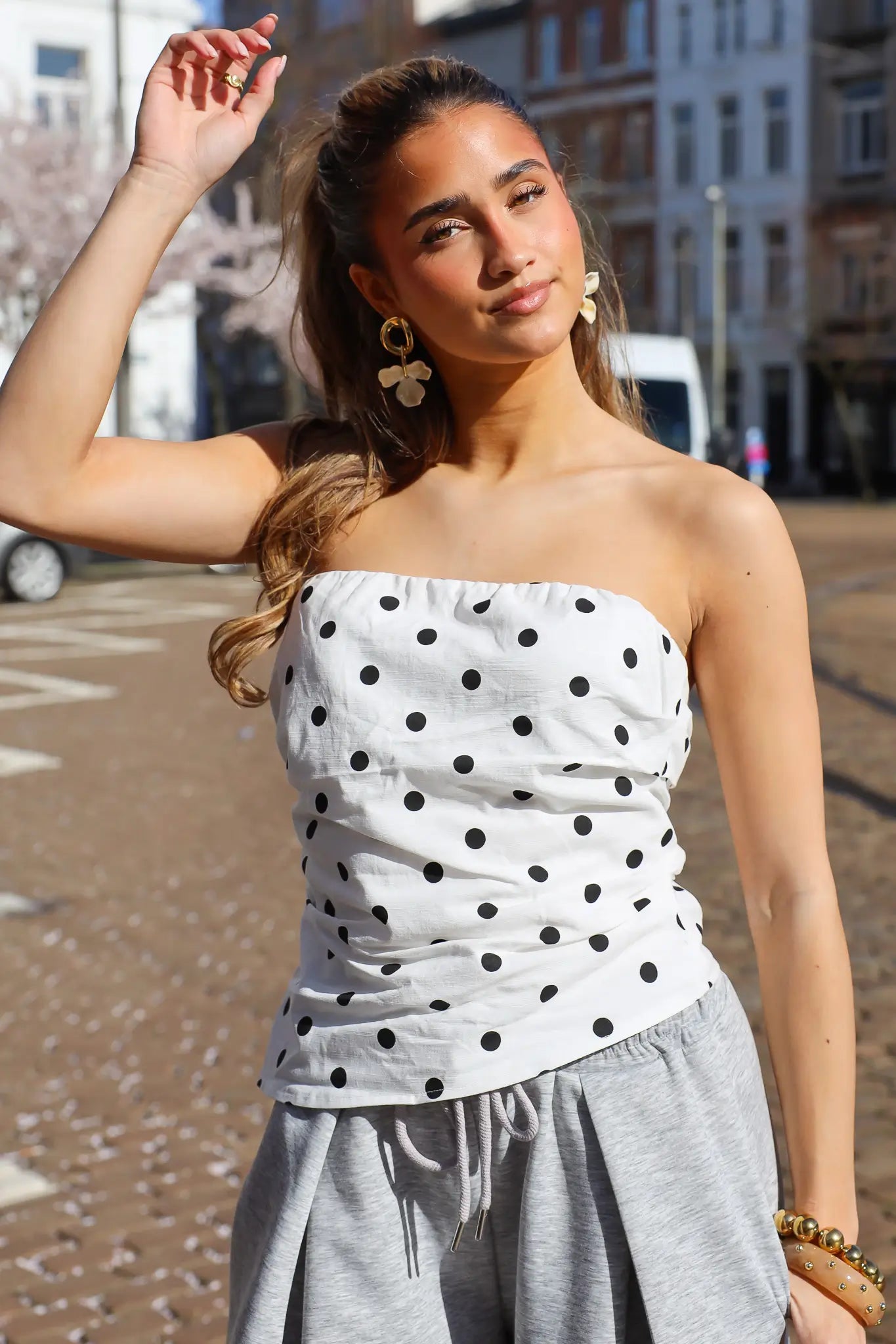 Polka Dot Top Wit