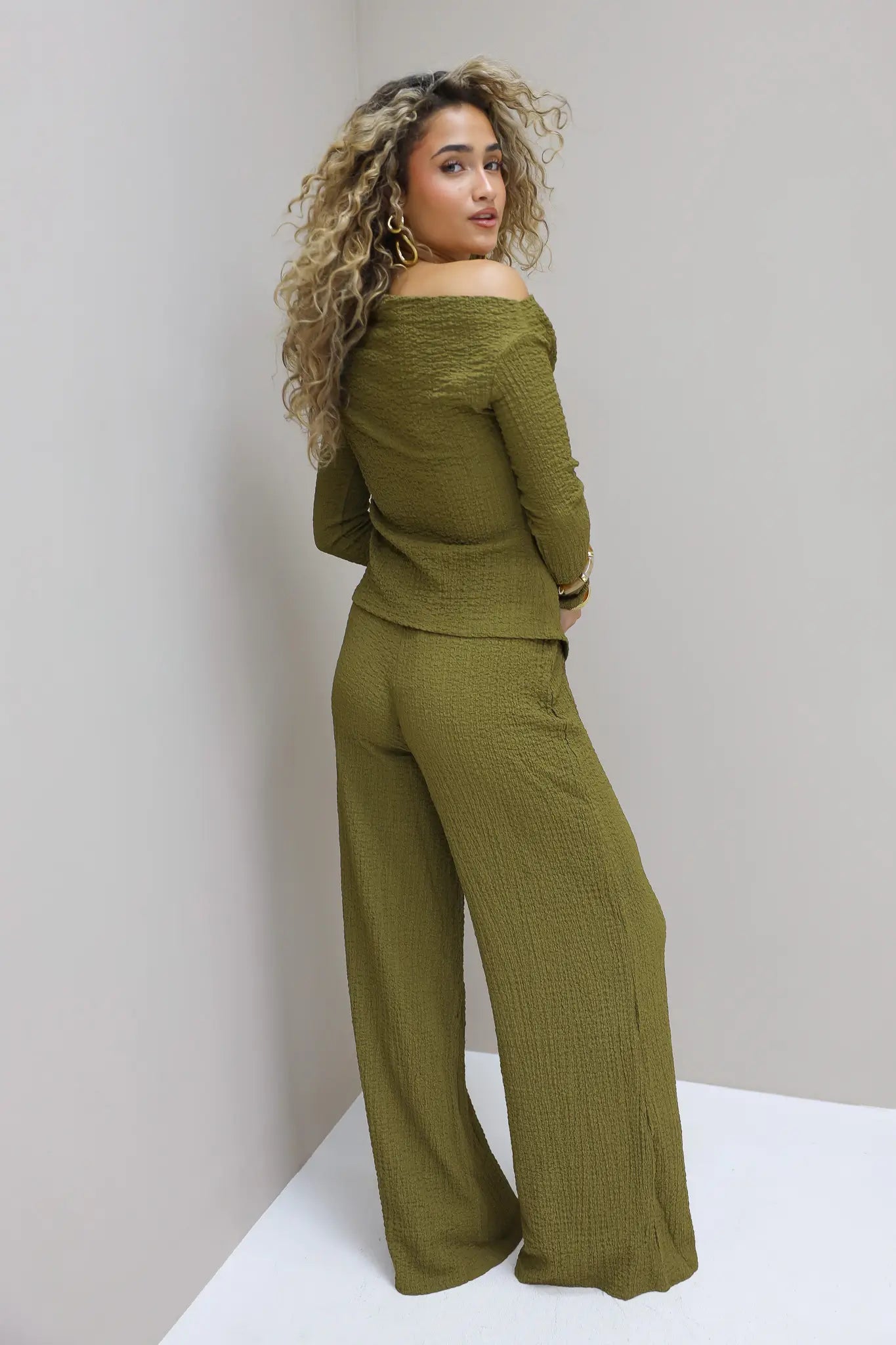 Structuur Broek Groen