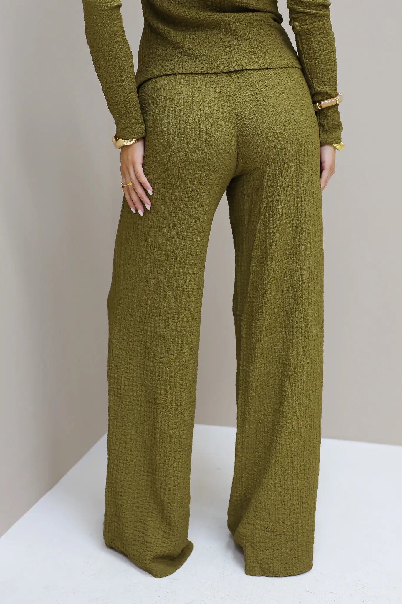 Structuur Broek Groen