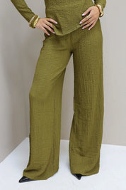 Structuur Broek Groen