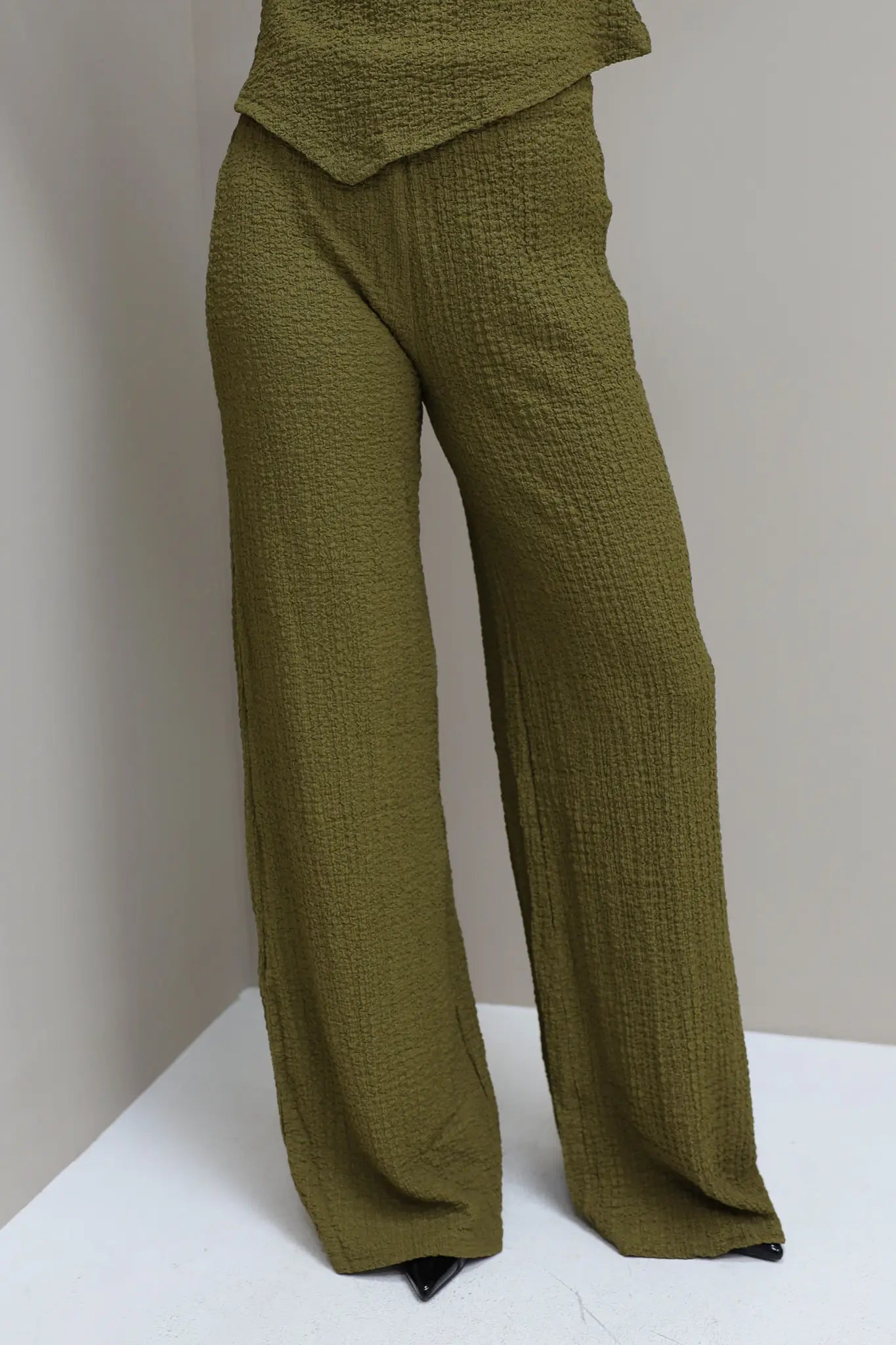 Structuur Broek Groen