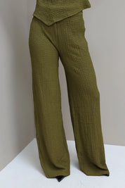 Structuur Broek Groen