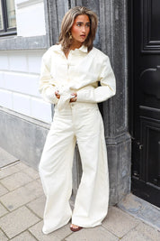Jeans Extra Wide Fit Barrel Beige