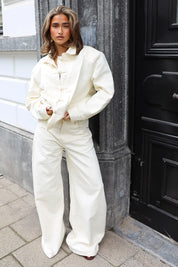 Jeans Extra Wide Fit Barrel Beige