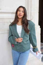 Atelier Series Reworked Blazer Groen