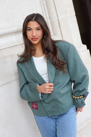 Atelier Series Reworked Blazer Groen