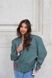 Atelier Series Reworked Blazer Groen