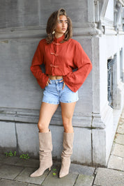 Denim Short Licht Blauw 3502