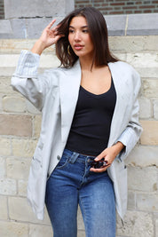 Atelier Series Reworked Blazer Licht Grijs