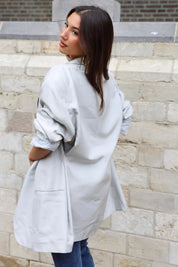 Atelier Series Reworked Blazer Licht Grijs