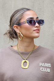 Nikki Zonnebril Blauw