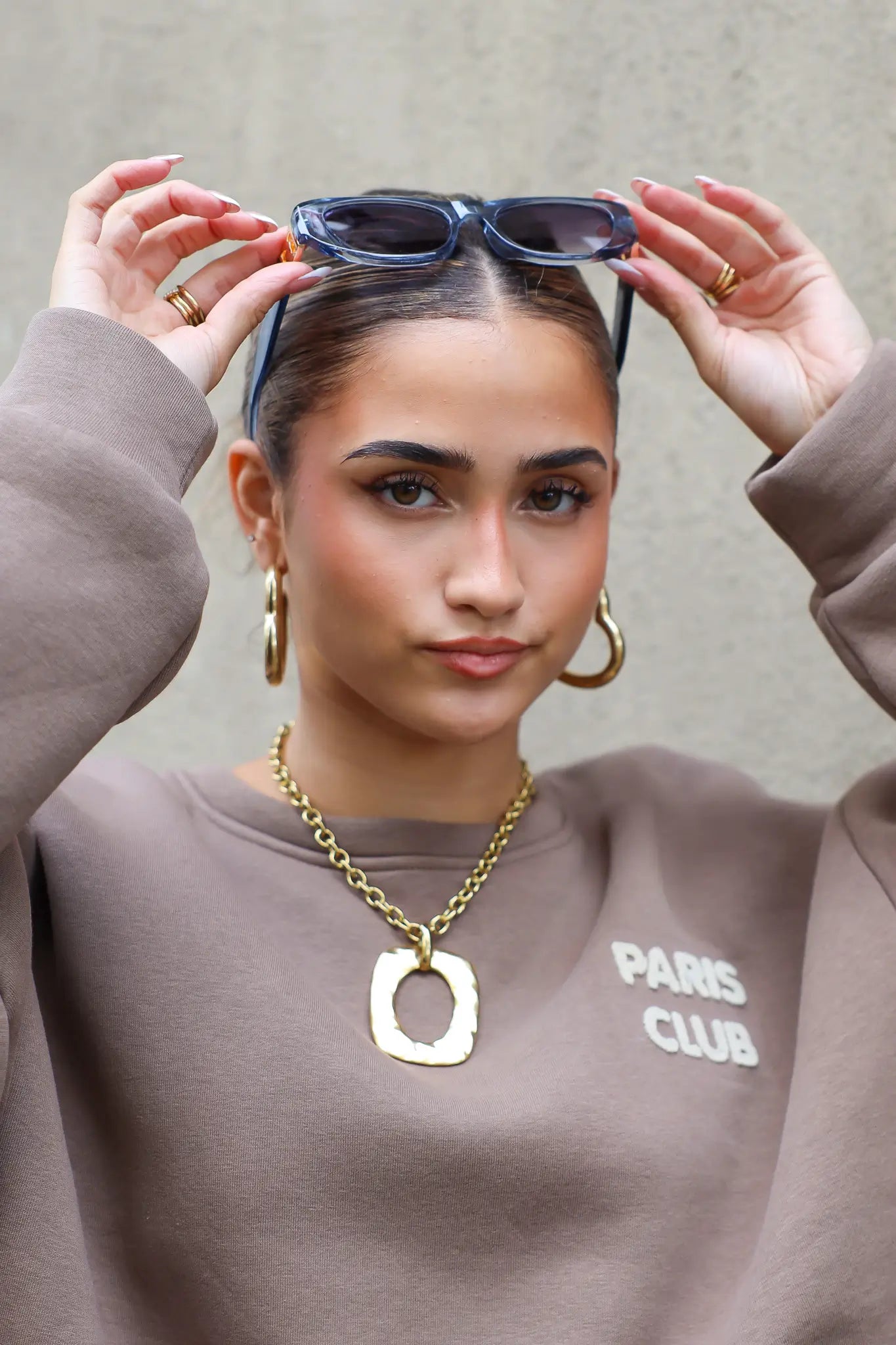 Nikki Zonnebril Blauw